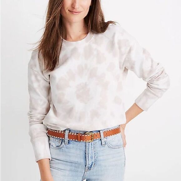 Madewell Tie-Dye Crop Sweatshirt - Picture 2 of 10